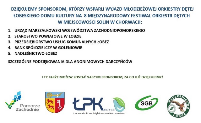 Podziękowania