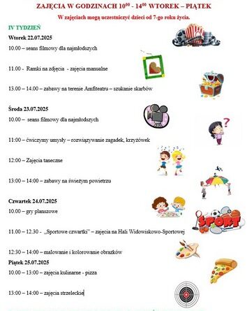 Wakacje w ŁDK 4 tydzień